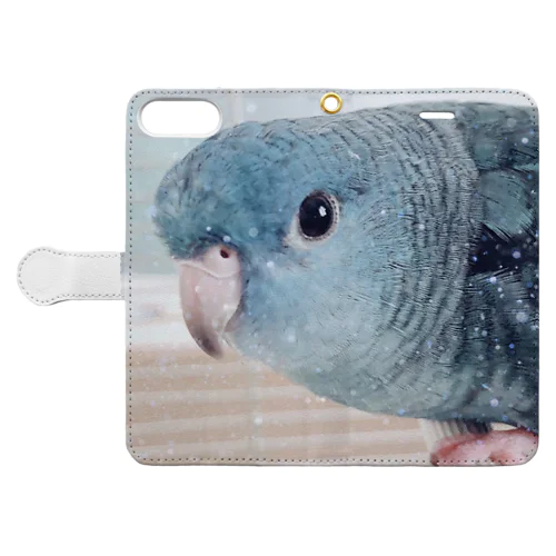 サザナミインコ⭐︎ナミーちゃん 手帳型スマホケース