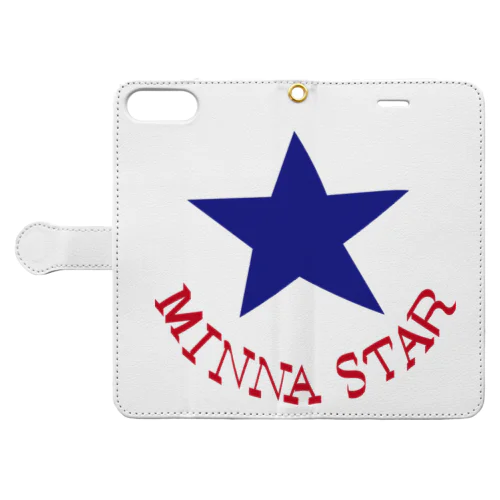 MINNA STAR 手帳型スマホケース