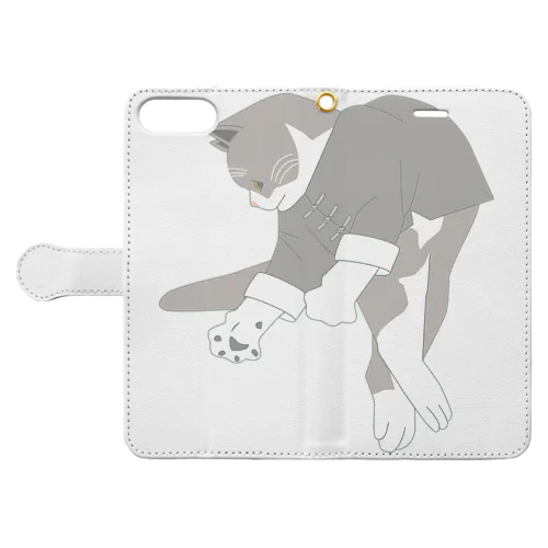 猫功夫(猫カンフー) Book-Style Smartphone Case