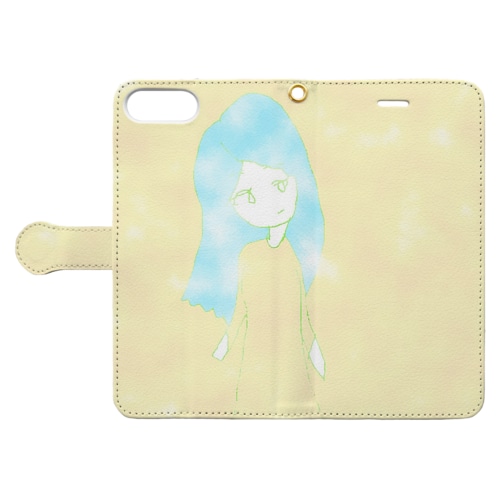 泡沫・ガール０２ Book-Style Smartphone Case