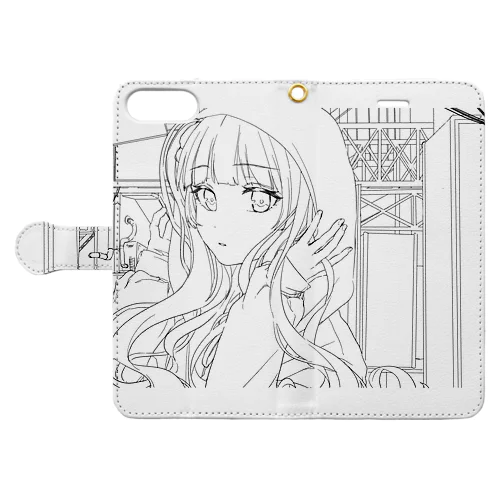 一希凛ラフグッズ2 Book-Style Smartphone Case