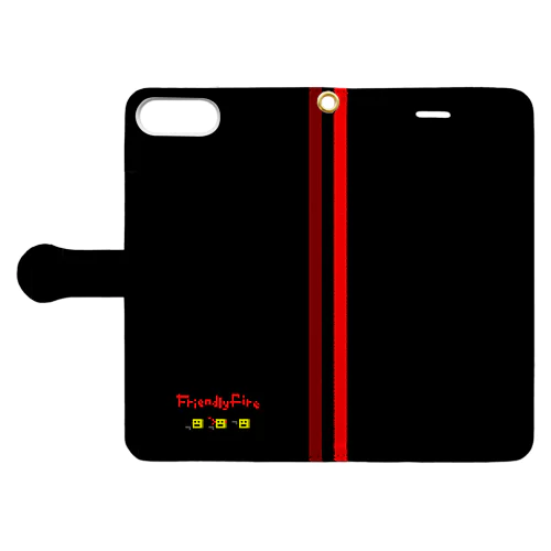 Friendly Fire（ドット） Book-Style Smartphone Case