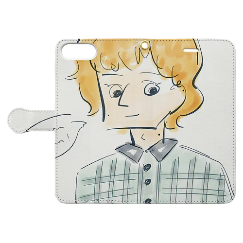 異国の男の子 アンドレイくん Book-Style Smartphone Case