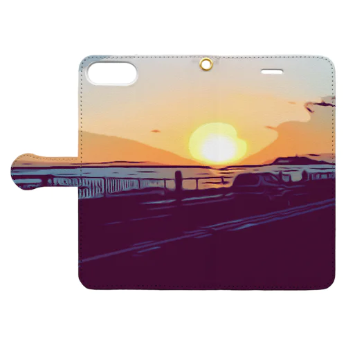 SUNSET Book-Style Smartphone Case