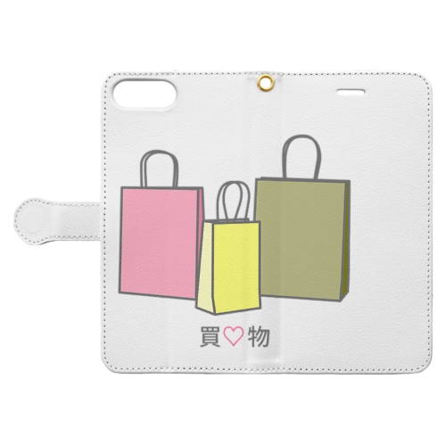 紙袋 買物 Book-Style Smartphone Case
