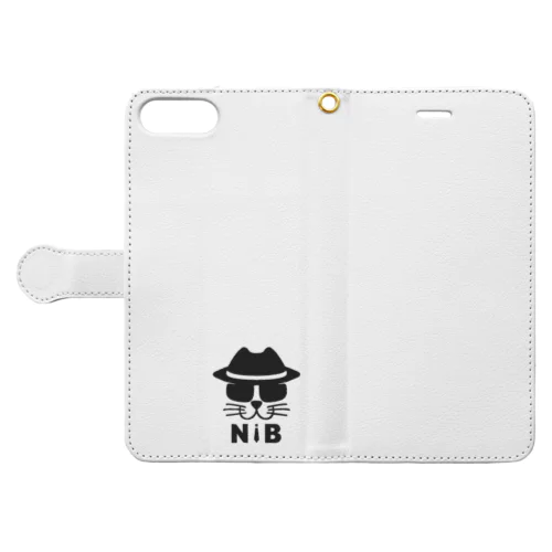 NIB(BLACK) 手帳型スマホケース