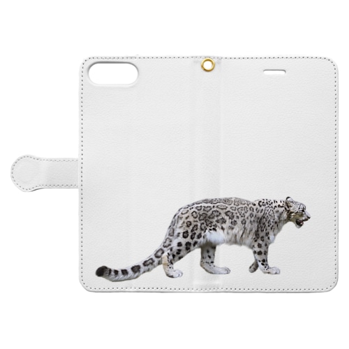 ユキヒョウ Book-Style Smartphone Case