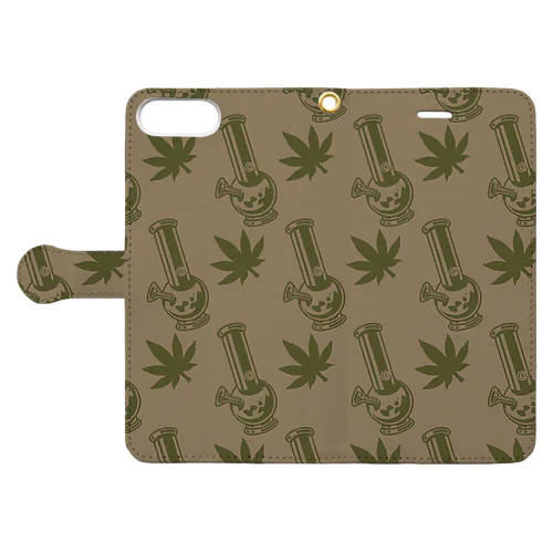 Bong & Cannabis （ボングとカナビス） Book-Style Smartphone Case