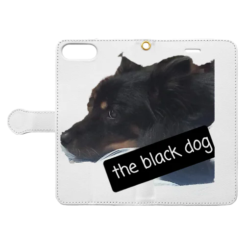 The black dog Book-Style Smartphone Case