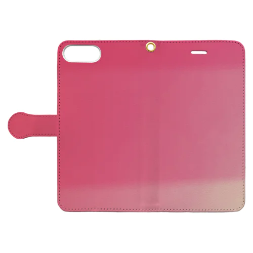 pink♡グラデーション Book-Style Smartphone Case