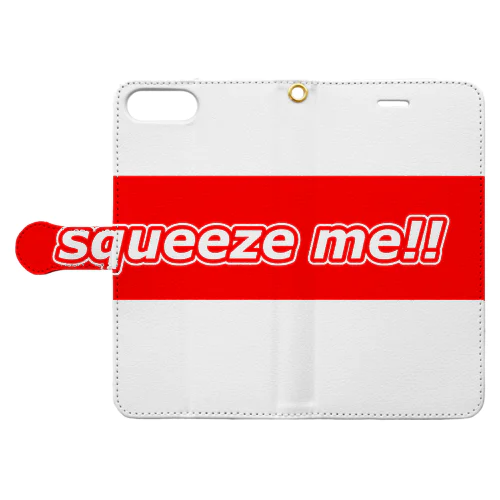 Squeeze Me!! 手帳型スマホケース