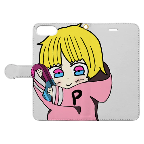 小さなピノコ Book-Style Smartphone Case