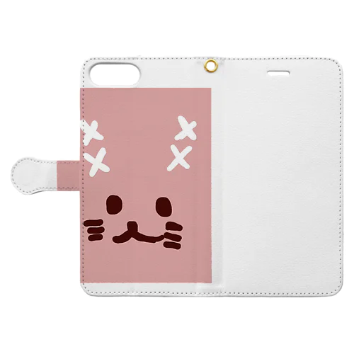 バツうさぎ Book-Style Smartphone Case