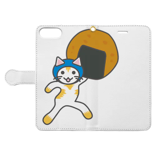 せんべいねこ 手帳型スマホケース