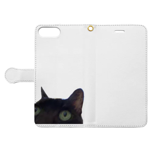 ドアップねこ Book-Style Smartphone Case