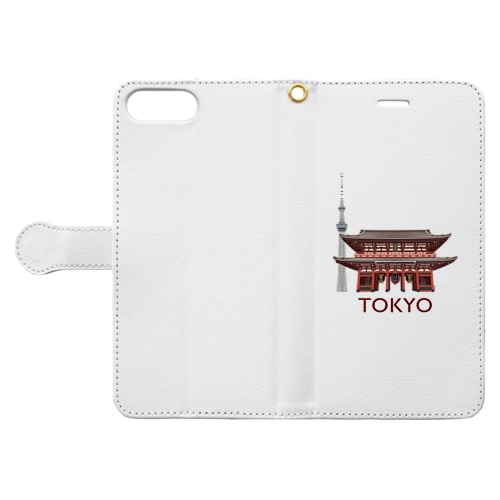 東京 浅草 Book-Style Smartphone Case