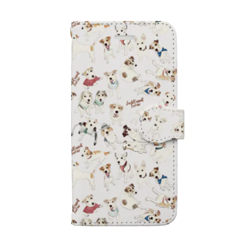 【sana_urara11様用】うちの子を探せグッズ/ジャックラッセルテリア Book-Style Smartphone Case