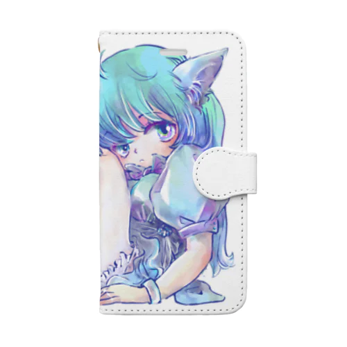 けもみみ&けもしっぽっ子 Book-Style Smartphone Case