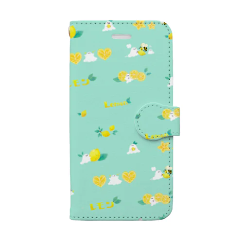 おばけちゃんズとレモン Book-Style Smartphone Case