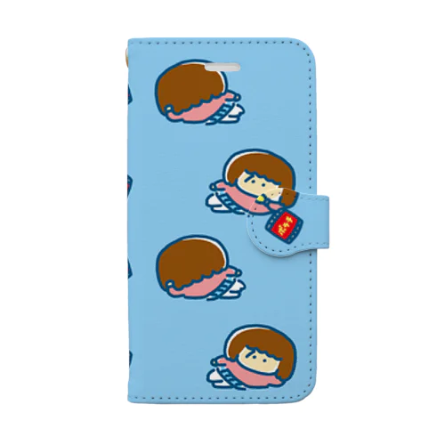 ポテチ食べるよ Book-Style Smartphone Case