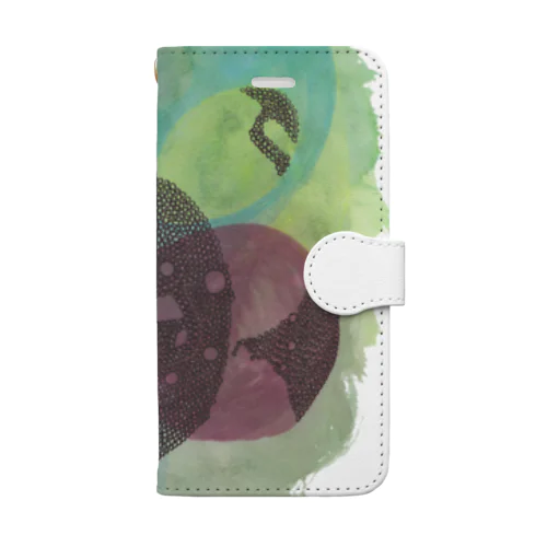 絵の具と線6 Book-Style Smartphone Case