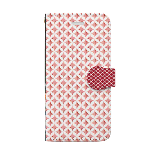 和柄と錦鯉 Book-Style Smartphone Case