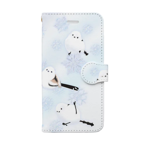 雪の妖精 Book-Style Smartphone Case