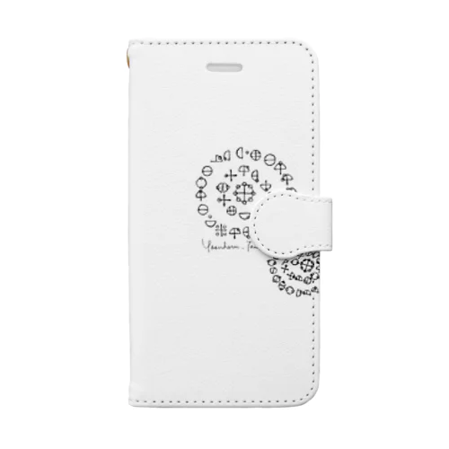 弥寿春式ヒーリングmodelカタカムナ Book-Style Smartphone Case