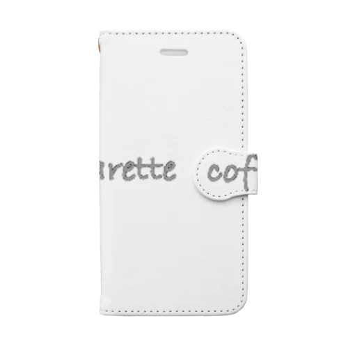 珈琲と煙草 Book-Style Smartphone Case