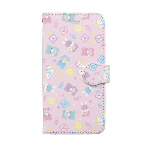 ani♡Я手帳型ケース（ベビー） Book-Style Smartphone Case