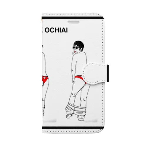 ハンサム落合(3人) Book-Style Smartphone Case