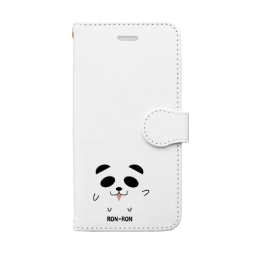 ロンロンロゴ風手帳型すまほケース Book-Style Smartphone Case