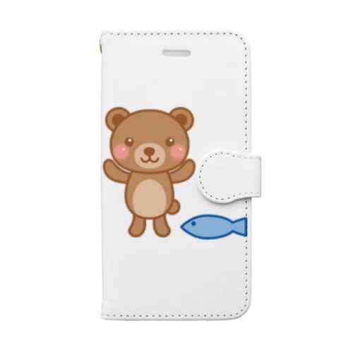 ゆっくまーグッズ Book-Style Smartphone Case