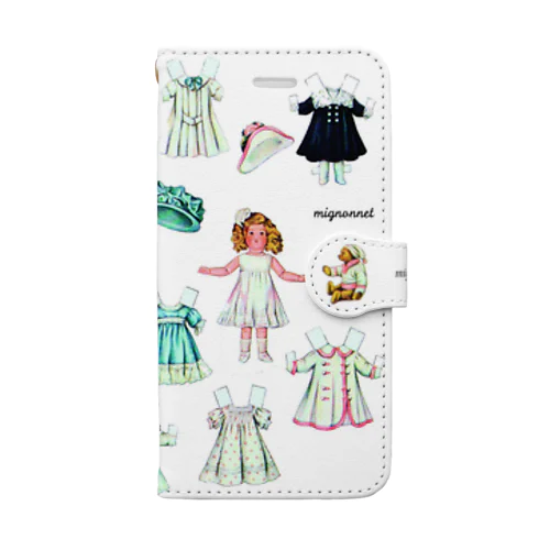 【iPhoneXR用】ミニョネットちゃん 手帳型スマートフォンケース Book-Style Smartphone Case