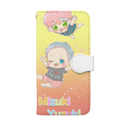 可愛い兄弟 Book-Style Smartphone Case