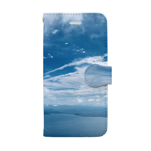 琵琶湖の空 Book-Style Smartphone Case