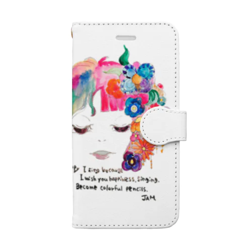 Flower Book-Style Smartphone Case