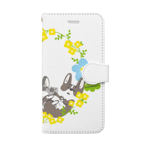 ねむねむコーギー（色違い） Book-Style Smartphone Case