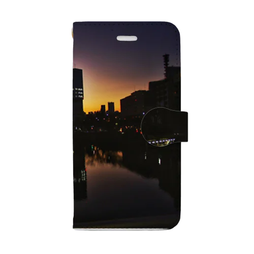 市ヶ谷サンセット Book-Style Smartphone Case