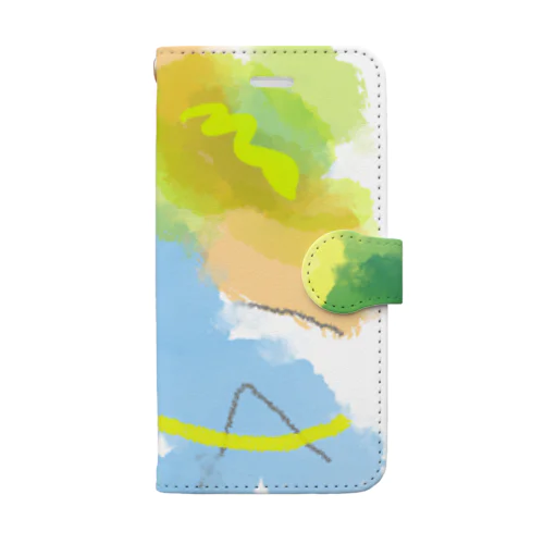 ミドリアオ Book-Style Smartphone Case