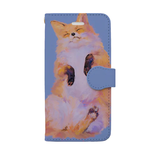 ばちかわいいきつねくん Book-Style Smartphone Case