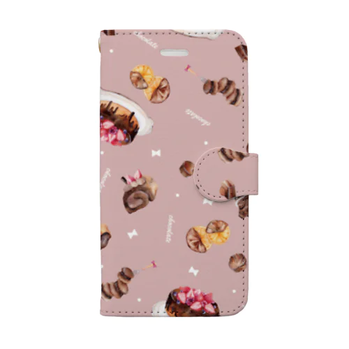 チョコレート Book-Style Smartphone Case