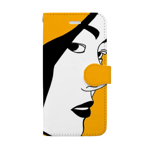 Go  your own way《オレンジ》 Book-Style Smartphone Case