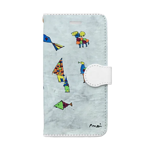 小さい絵 Book-Style Smartphone Case