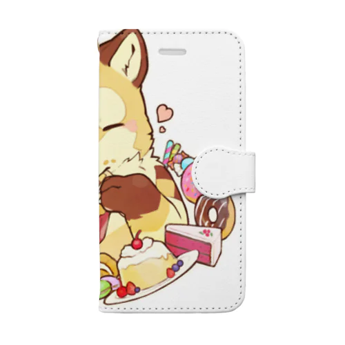 スイーツビスケット Book-Style Smartphone Case
