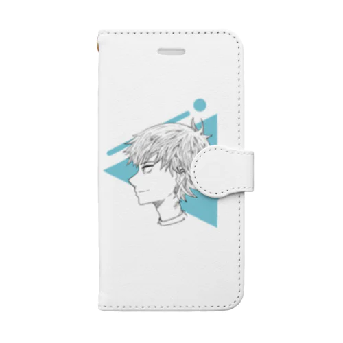 水縹色 Book-Style Smartphone Case
