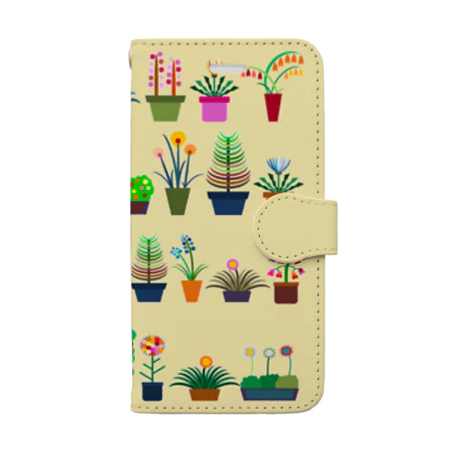 鉢植えたち集合（V Book-Style Smartphone Case