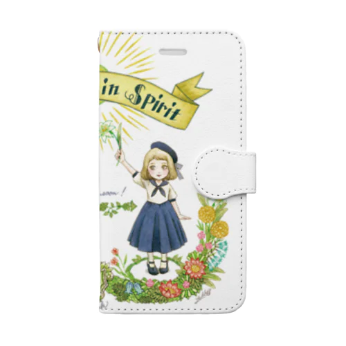 「Together in Spirit 」手帳型スマホケース　 Book-Style Smartphone Case