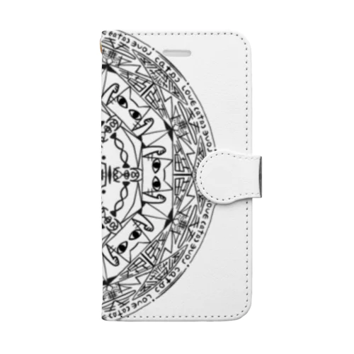 猫遺跡、始まりの紋章 Book-Style Smartphone Case