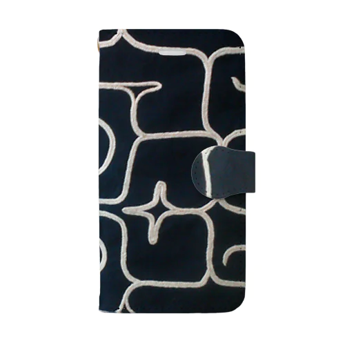 アイヌ文様 Book-Style Smartphone Case
